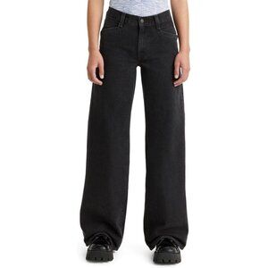 Womens Baggy Wide Leg Jean Cotton Plus Size Streetwear Vintage Casual